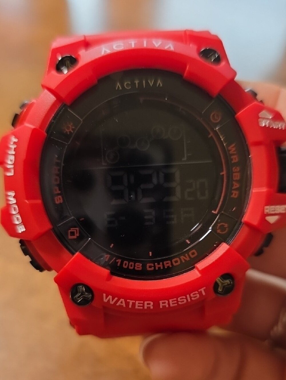 Activa Red Digital Sports Watch - Picture 2 of 3